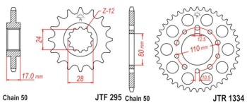 HONDA CBR 600 F 87 A 90 530 - 110