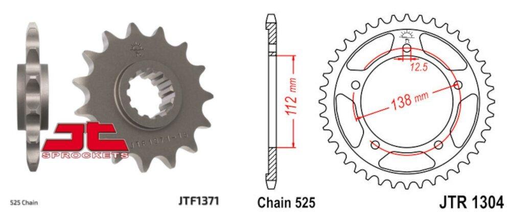 Kit de Transmisión Honda CBR 600 F (1997-1998)