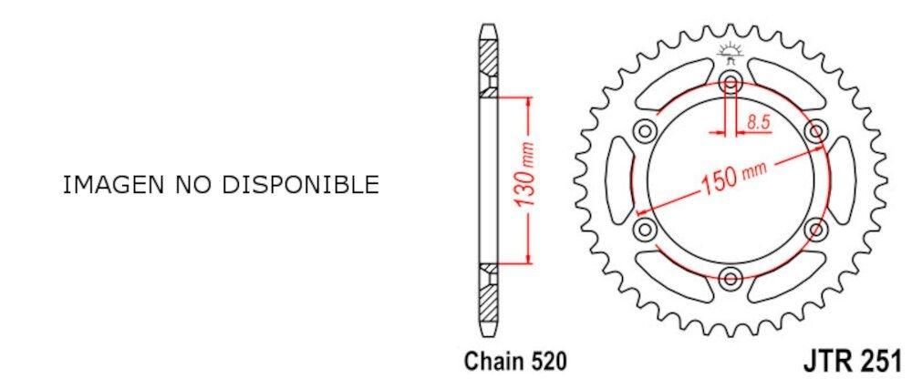 Kit de transmisión Yamaha YZ / WR 400-450 1999-2015