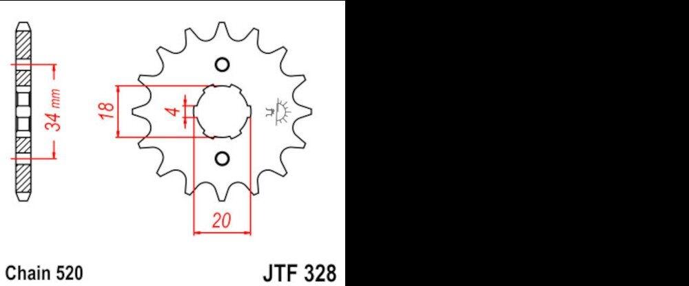 Kit de transmisión para KTM SX / EXC 125-250 (1985-1990)