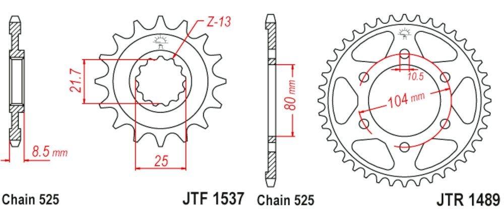 KAWASAKI Z 1000 10 - 13 525 - 112