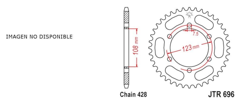 Kit de Transmisión Derbi 125 Mulhacén (Palos) (2007-2009)