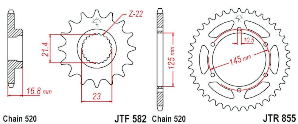 YAMAHA XJ 600 DIVERSION 92 - 04 520-110