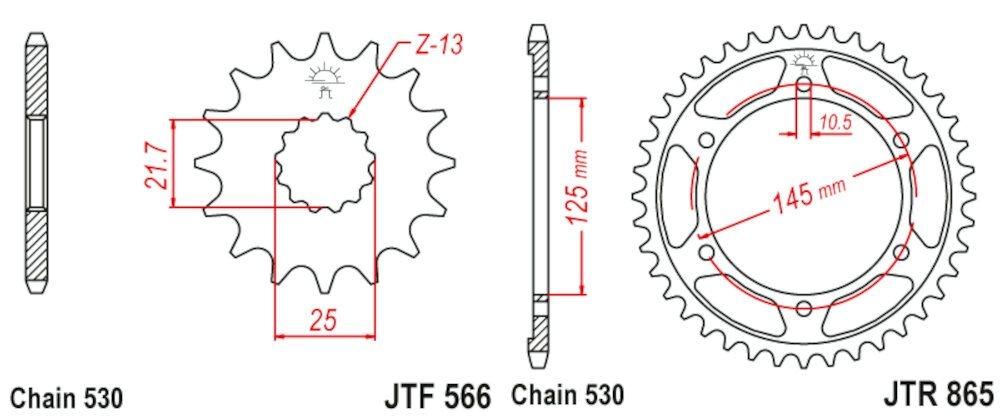 YAMAHA FZR 600 89 - 93 530-106