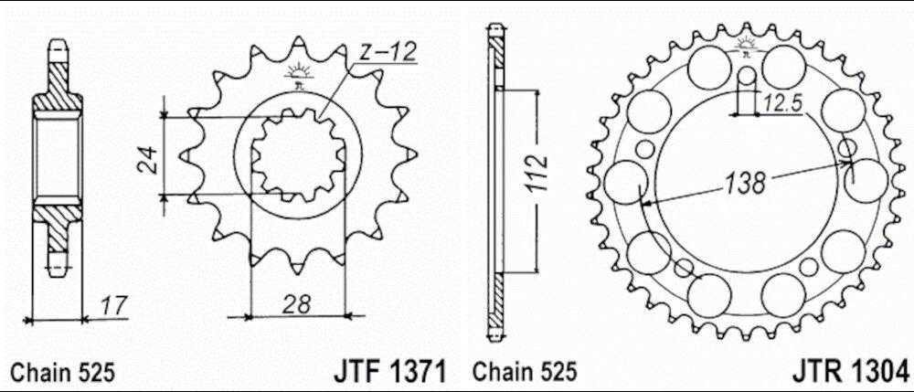 Kit de transmisión Honda CB 600 Hornet (1998 2006)