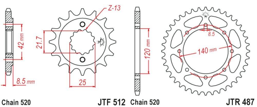 KAWASAKI KLE 500 97A05 520-110 500