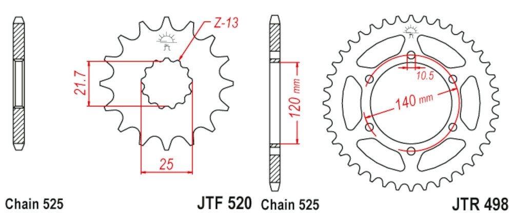 Kit de transmisión Suzuki GSX-R 600 (97 00)