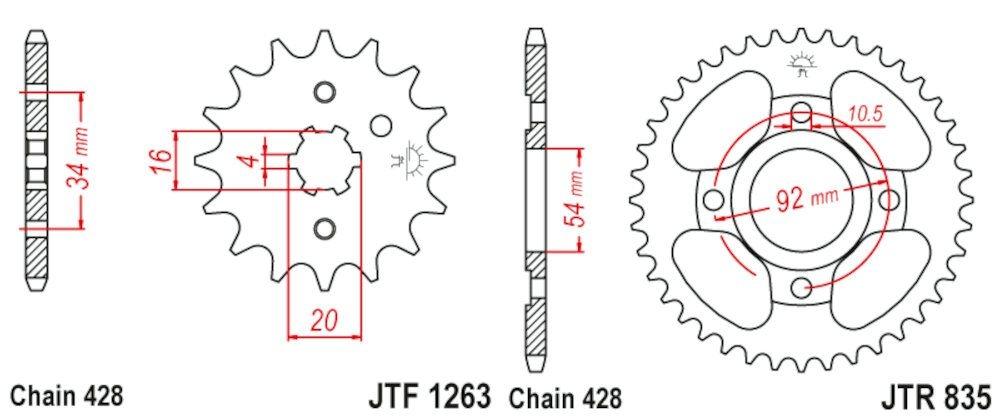 YAMAHA TZR 80 RR 428-130