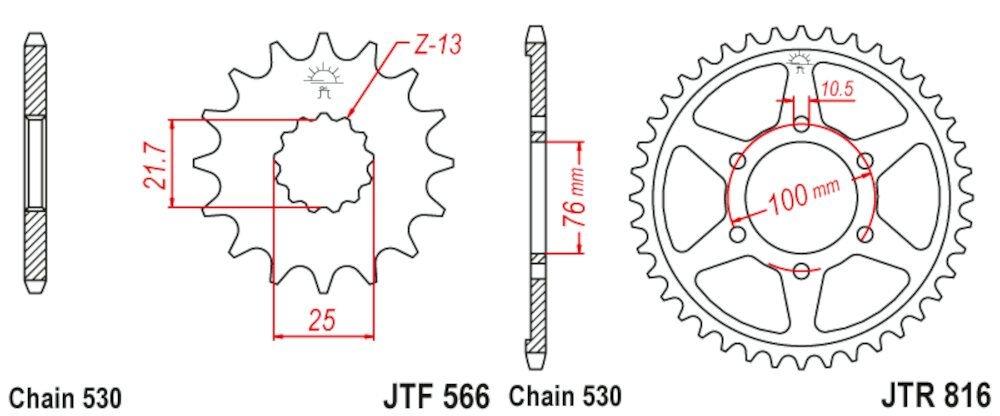 Kit de transmisión Suzuki GSX-R 750 (1990 1995)