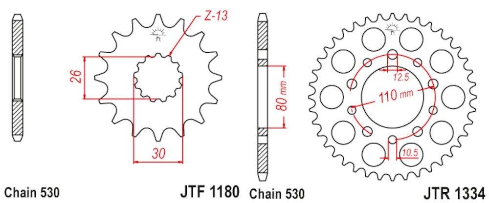 Kit de transmisión para Triumph 900 Speed Triple / Thunderbird