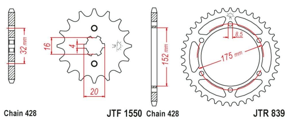 YAMAHA WR 125 X.R 09 - 14 428-134