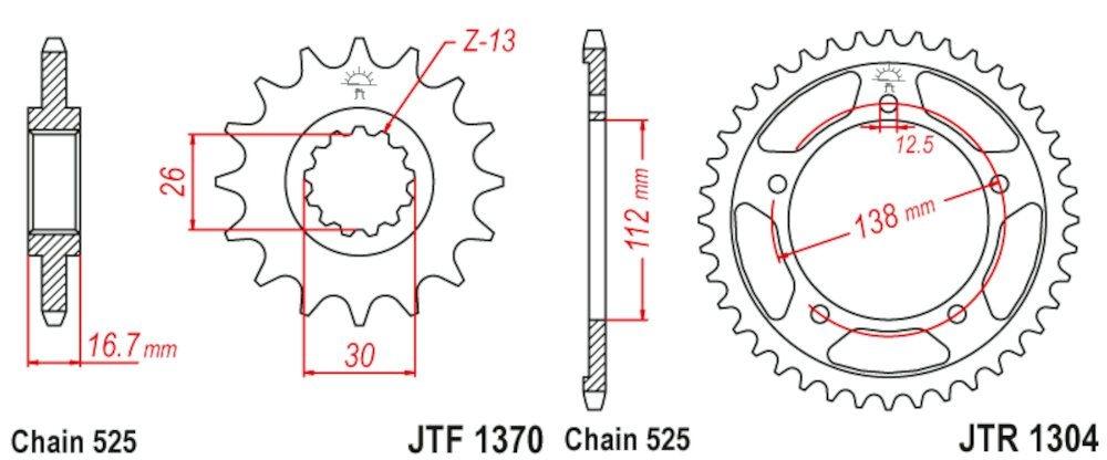 HONDA CBR 600 F 99 - 00 525-108