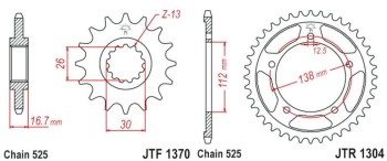 HONDA CBR 600 F 99 - 00 525-108