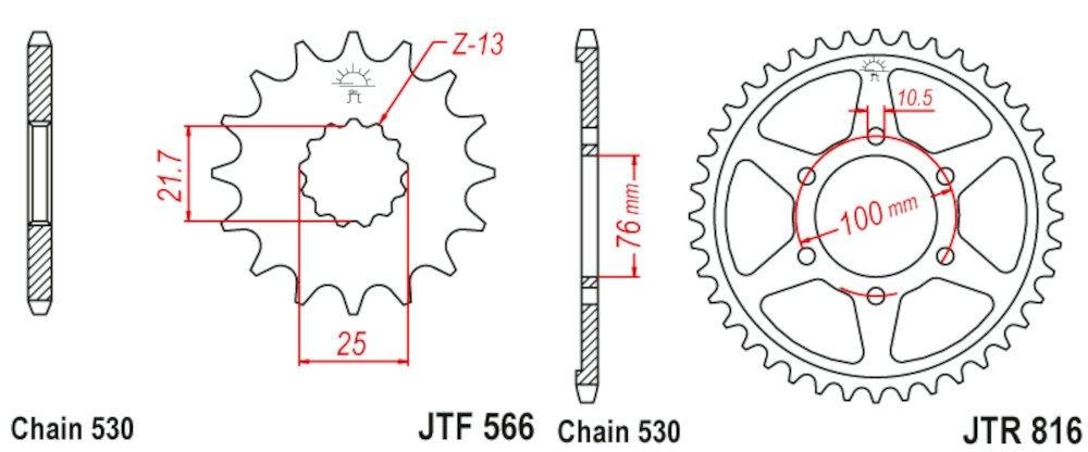 KIT TRANSMISION SUZUKI GSX 750 99 - 03