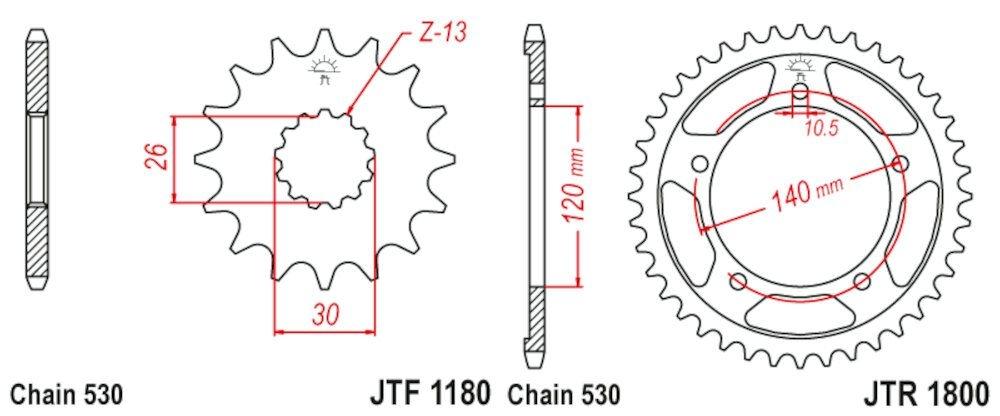 Kit de transmisión para 955 Sprint RS (2000-2001)