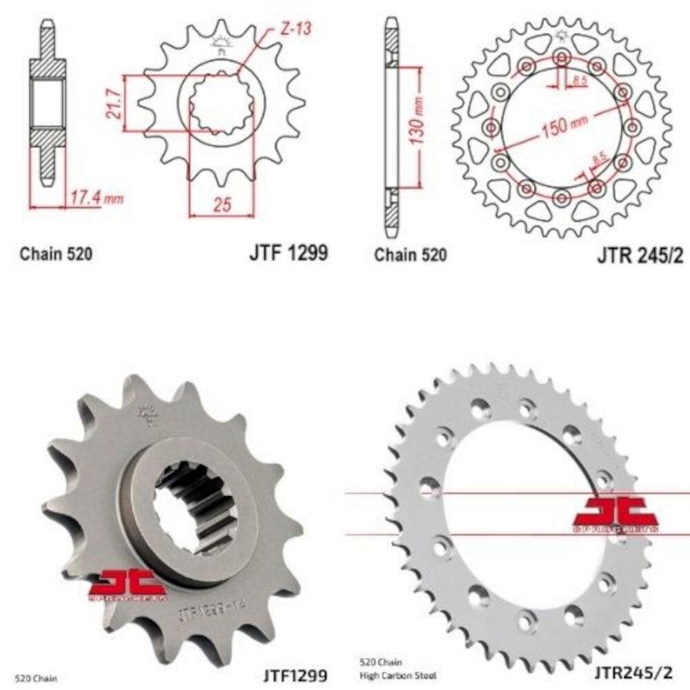Kit de transmisión para VTR 250