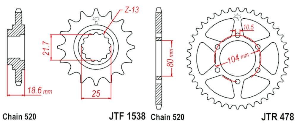 KAWASAKI Z 800 13 - 14 520-114