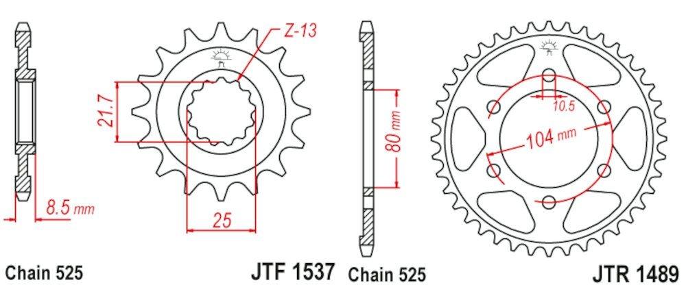 KAWASAKI ZX-10 RR 04 - 05 525-110