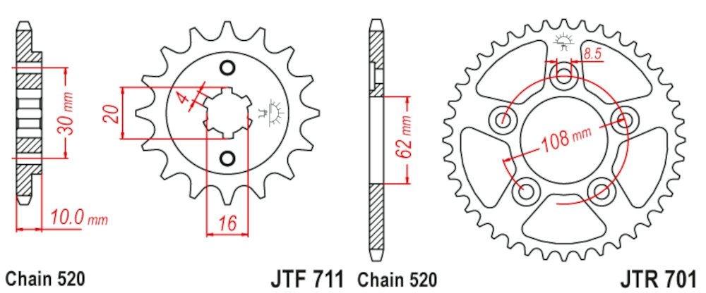 CAGIVA RAPTOR 125 04 - 10 520-116