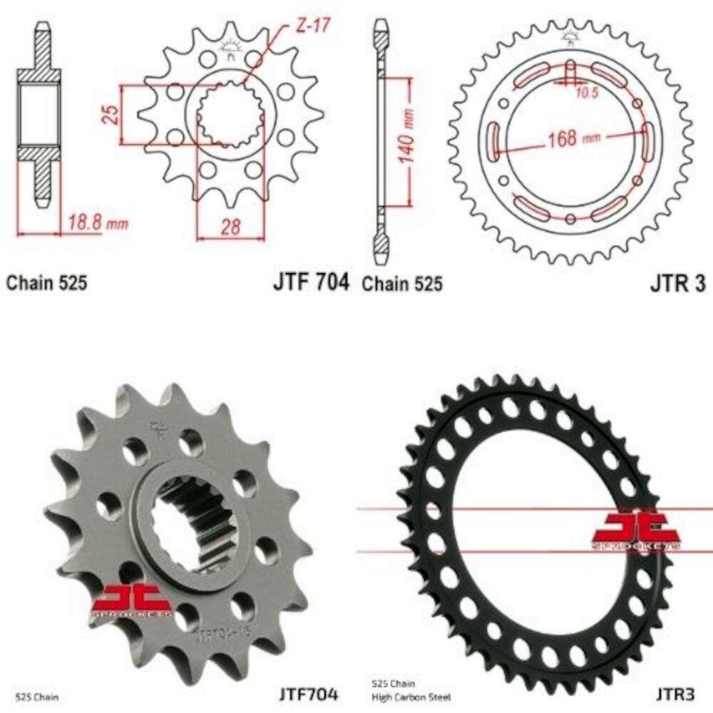 BMW F800 GS 08 - 15 (T. 10.5MM) 525 116