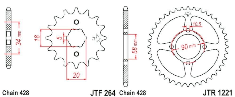 HONDA CB 125 F  15 - 17  428-122