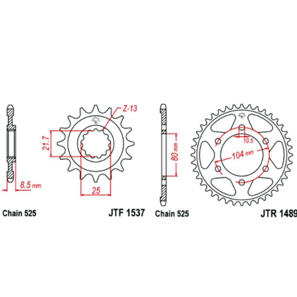 KAWASAKI ZX 10 RR 11A15 525-112 1000 11A15 525