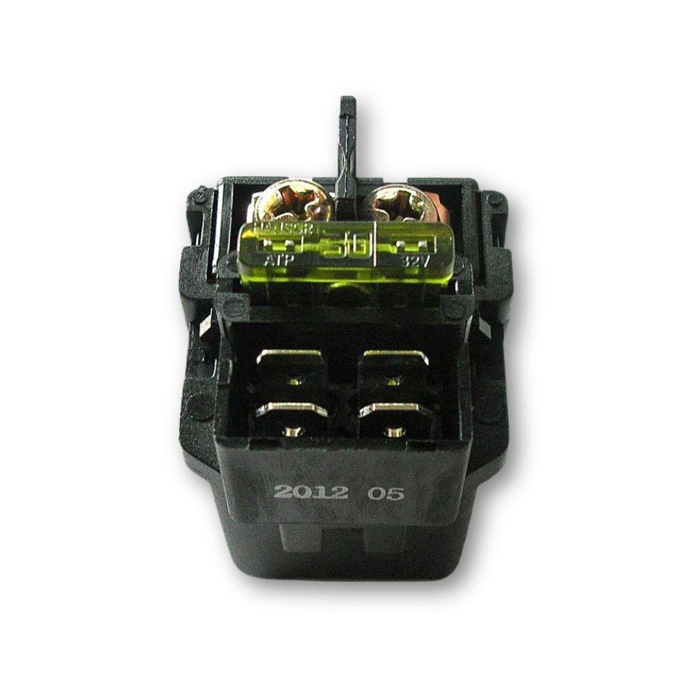 Relé de arranque 12V 30A con fusible 4 fastons Honda