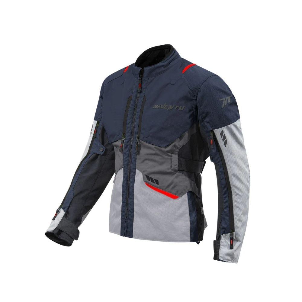 Chaqueta SD-JT67 Tanami Touring ADV Hombre azul marino/gris/rojo