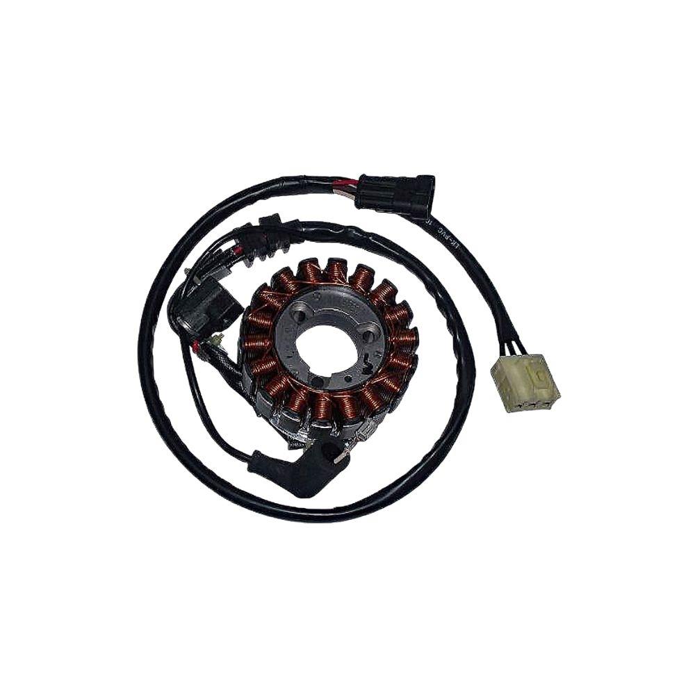 Estátor Kokusan Trifásico 18 polos 12V 350W para motor Piaggio Quasar